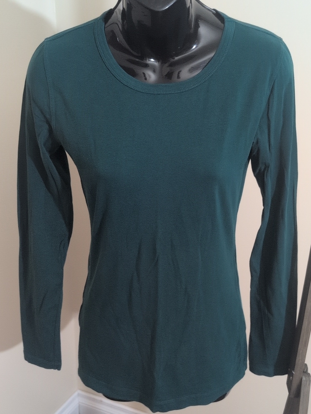 Smart Set | Women’s Long-Sleeve Crewneck Top - Green